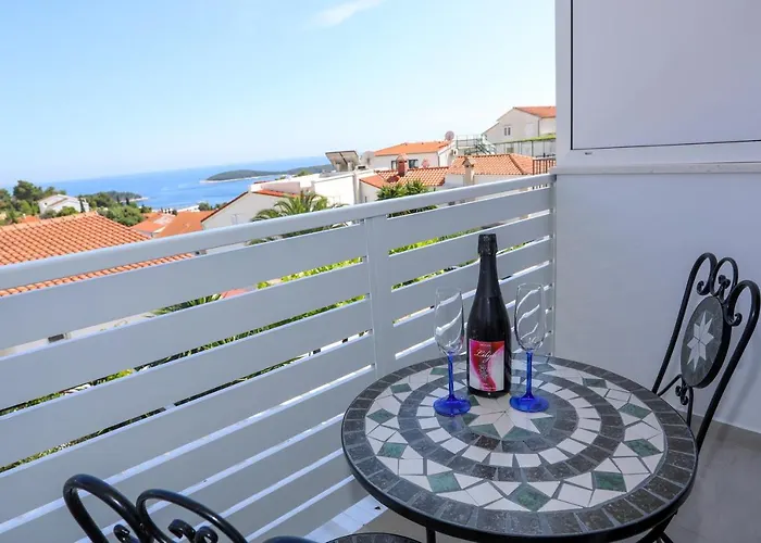 Stella Maris Hvar - Sea View With Balcony Pensión Hvar Town